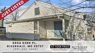 Lovely Cape Cod Home in Riverdale, MD | Tour Today with Reynolds EmpowerHome Team!