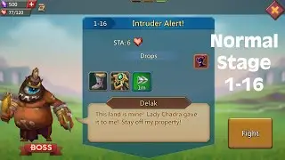 Lords Mobile Normal Stage 1-16