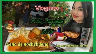 VLOGMAS#24y25 🎄|ASI PASAMOS NOCHE BUENA |MI MEJOR REGALO MIS PAPÁS Y FAMILIA 🎁|MI ESPOSO HIZO PIZZA 