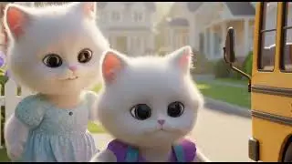 The little kitten's first school adventure #kitten#cats#firstdayofschool#cutecats#pets#wholesome
