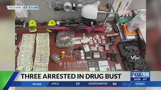 3 arrested after central Kentucky drug bust