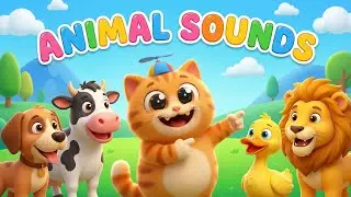 Learn Animal Sounds with Silly Cat | Fun Sounds for Kids