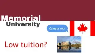 Memorial University of Newfoundland, #Canada | cheapest university in Canada | #MUN Campus tour |