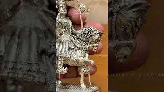 92.5 Silver Baba Ramdev Idol | Divine Silver Statue for Home & Temple ✨🕉️