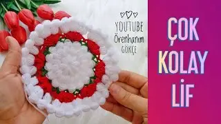 Örenhanım Gökçe - Yeni model çok şık çeyizlik çiçek bahçesi lif modeli ve örnekleri / #kolay #lif