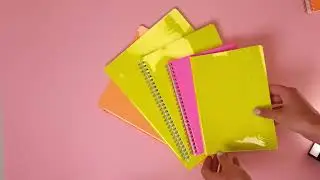 Zeszyt neonowy z okładką fluo