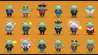 🐸𝑨𝒏𝒊𝒎𝒂𝒕𝒆𝒅 𝑵𝑭𝑻 𝑭𝒓𝒐𝒈 𝑪𝒐𝒍𝒍𝒆𝒄𝒕𝒊𝒐𝒏: 𝑼𝒏𝒊𝒒𝒖𝒆 𝑽𝒂𝒓𝒊𝒂𝒕𝒊𝒐𝒏𝒔 𝑮𝒓𝒊𝒅 𝒊𝒏 𝑴𝒐𝒕𝒊𝒐𝒏 | 𝑫𝒊𝒈𝒊𝒕𝒂𝒍 𝑨𝒓𝒕 & 𝑪𝒓𝒚𝒑𝒕𝒐 𝑪𝒐𝒍𝒍𝒆𝒄𝒕𝒊𝒃𝒍𝒆𝒔🎨