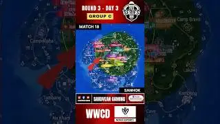 NONX ESPORTS WWCD ROTATIONS | BMPS 2025 | GROUP C - DAY 3 | MATCH 18 - SANHOK | ROUND 3