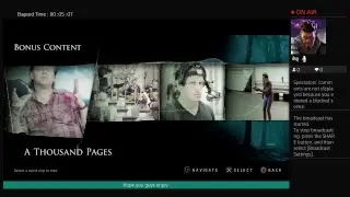 Until dawn bonus content a thousand pages