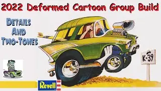 Finishing Off The Details Of The Revell Go Mad Nomad For The 2022 Deformed Cartoon Group Build