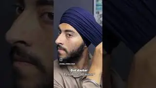 gol parna 3.50 meter #turban #jasvinder singh turban coach