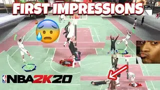 NBA 2K20 FIRST IMPRESSIONS! REP SYSTEM, DRIBBLING, SHOOTING + MORE!! PLAY SLASH GAMEPLAY 15ppg