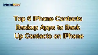 Top 6 iPhone Contacts Backup Apps to Back Up Contacts on iPhone