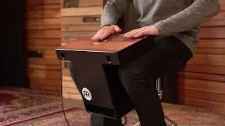 MEINL Percussion - Pickup Slaptop Series Cajon (Patented) - Walnut - PTOPCAJ2WN