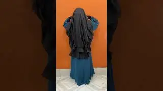 5 layer nikab 45 size 🖤🖤  #tranding #niqab #shortvideos #viral #hijab #shorts