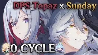 DPS Topaz x Sunday 0 Cycle MOC 12! | Honkai: Star Rail