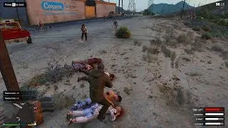 GTA 5 Simple Zombies [.NET] + Apocalyptic Survivalist Outfit for Trevor - ГТА установка и обзор мода