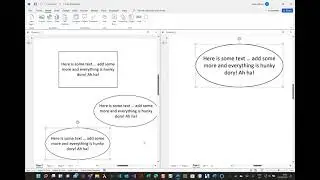 Отображение текста из одной фигуры Visio в другой