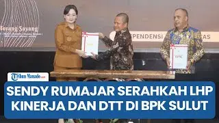 Wakil Wali Kota Tomohon Sendy Rumajar Hadiri Penyerahan LHP Kinerja dan DTT di BPK Sulut