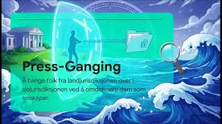Press-ganging tvinge folk fra land til vann juridiksjonen Rettens Skjulte Verdener av fiksjon taake