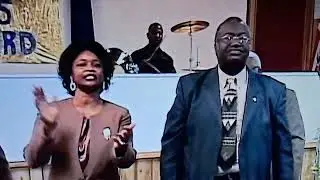 The witnesses for Christ and friends singing.I fly away