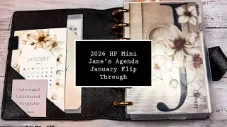 2026 HP Mini Jane&rsquo;s Agenda January Flip Through