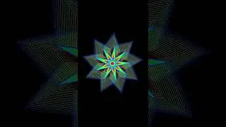 Amazing Star Design ✴️ Python Turtle Graphics #shorts