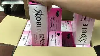 Unboxing Latex Gloves