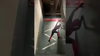 リアルスパイダーマン壁登り #パルクール #スパイダーマン