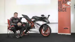 KTM RC390 2014 - test na torze w Modenie