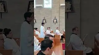 The Seminarians Remind Us That the Mother of Christ is Also Our Mother