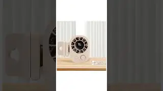 Car Clip On Fan with LED Display! 🚗❄️ #shorts