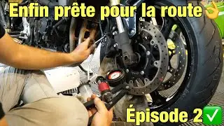 GSR 750 du frangin🔥Réparations des freins, réglages et pneus✅Episode 2