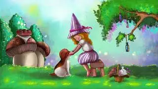 Cozy garden atmosphere music for relaxation