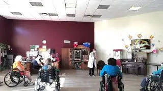 Praying the Rosary at Nursing Home Led by Medical Doctor