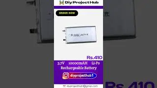 3.7V 10000mAH Li-PoRechargeable Battery #10000mahbattery #li-pobattery #rechargeablebattery