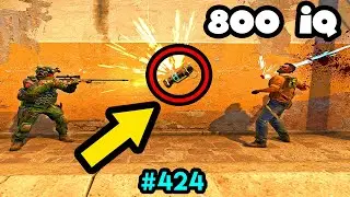 800 IQ FLASH PREDICTIONS! - CS:GO BEST ODDSHOTS #424