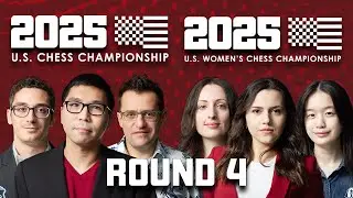 2025 U.S. Chess Championships: Round 4 | Abhimanyu Mishra vs. Wesley So
