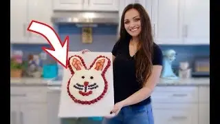 How to make a BUNNY CAKE! It tastes AMAZING!!! | Frenchies Bakery