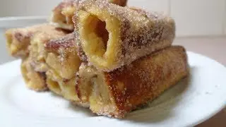 Cinnamon Apple French Toast Roll Ups