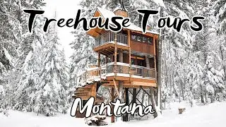 TREEHOUSE TOURS | Stunning Montana Treehouse AirBNB | Full Review By A Pro Treehouse Builder