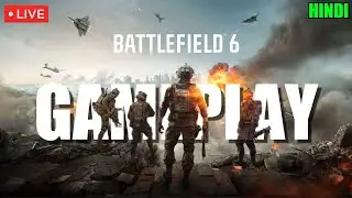🔴 Battlefield 6 (HINDI) Gameplay! MANJEEGAMING Chillstream #battlefield6 #battlefield6beta
