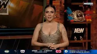 Jimena S&aacute;nchez Central FOX AEW 21/12/2025.