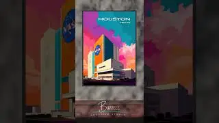 Houston Texas Nasa - Johnson Space Center Travel Poster & Wall Art Poster Print