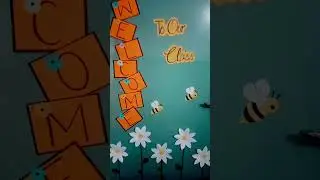 Door decoration idea for school #youtubeshorts #decoration #subscribe