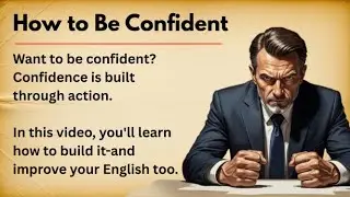How to Be Confident || Build Unshakeable Self-Belief || English Motivational Lesson 🔥