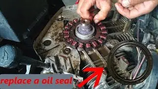 How to replace a leaking oil seal!! ¢ Kohler engine