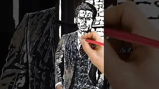Timeless Charm: A Portrait of Elegance and Strength ✨🕶️ | My Wonderful Painting #art