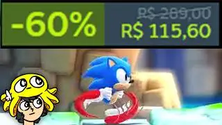 comprei o jogo novo do sonic só pq tava na promoção