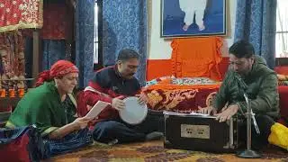 KOSHUR Hanuman chalisa  sung by Harish Bharti at Shri Swami svayamananda ashram Muthi Jammu. 